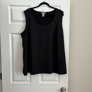 Catherines Classic Black Tank Top, Never Worn